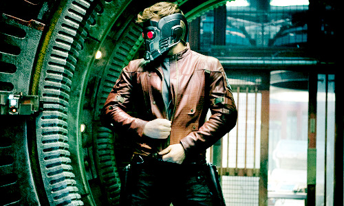 thebatmn:  Star-Lord has arrived! See two new photos of Chris Pratt as Peter Quill inMarvel’s “Guardians of the Galaxy,” hitting theaters August 1. x 
