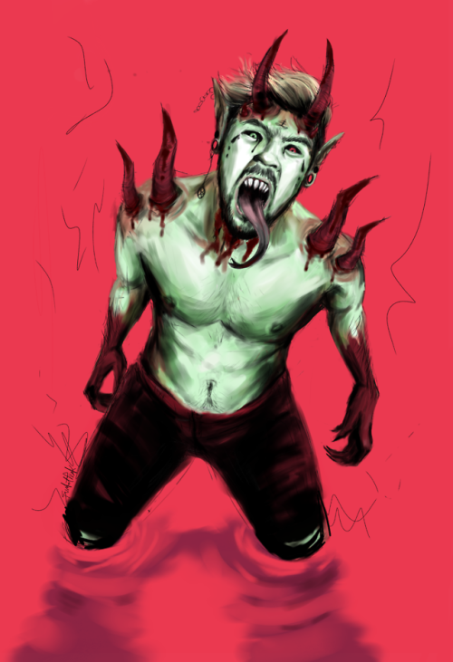 spunketpunk - - D Finished this angry devil bean for the...
