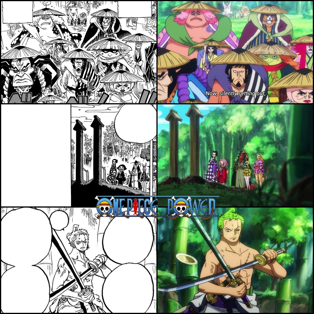 Episode 956 Vs Chapter 955 Episode 956 Vs Chapter 955