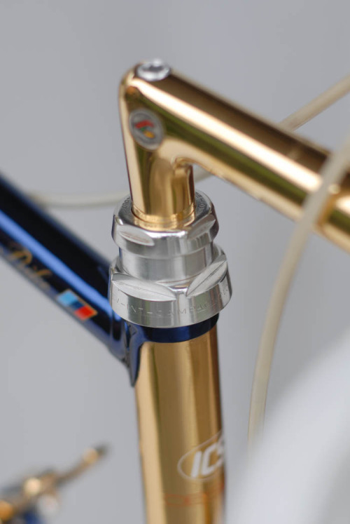 bikeplanet:  ICS-Italy Cicli Systems Exclusive Bike Gold Plated Campagnolo Recordby Velo Aficionado