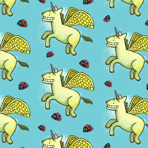 This unicorn pegasus ladybird design has been scientifically proven* to increase your cuteness by 17