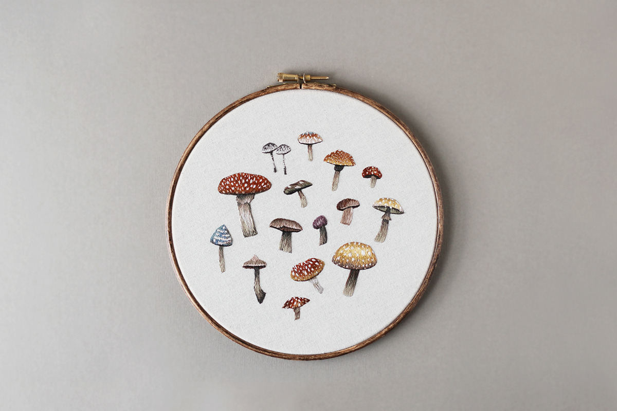 culturenlifestyle:  Delicate Nature and Animal Embroidery by Emillie Ferris UK