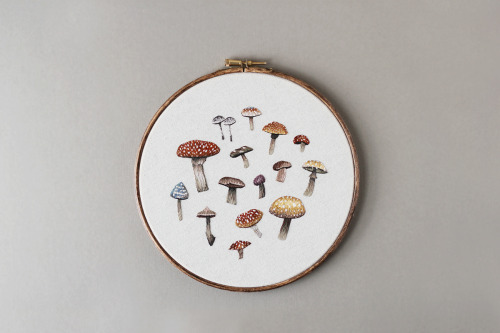 culturenlifestyle: Delicate Nature and Animal Embroidery by Emillie Ferris  UK artist 