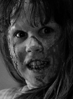 horrorgrafia:  Regan, The Exorcist.  