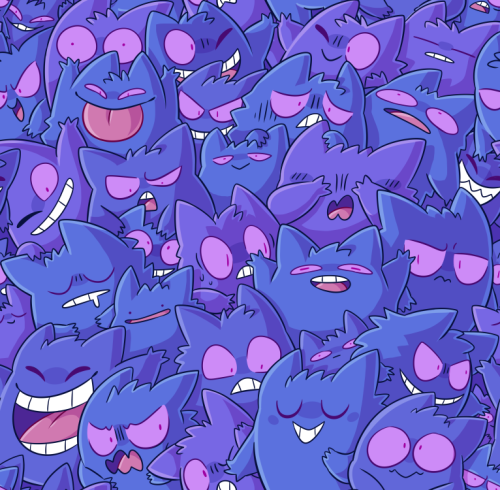 zetrystan: I told you peeps I was gonna make a Gengar themed thing for this spoOOoky halloween mont