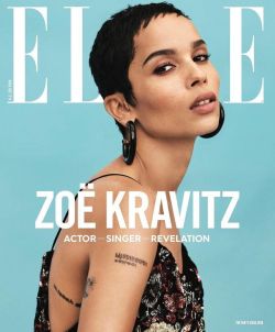 elle: Zoë​ Kravitz: American Woman || ELLE January 2018 Photo by Paola Kudacki, Styled by Samira Nasr  