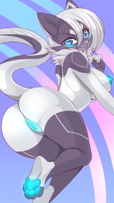 furballthefurry:  Bionic booty - by Sif