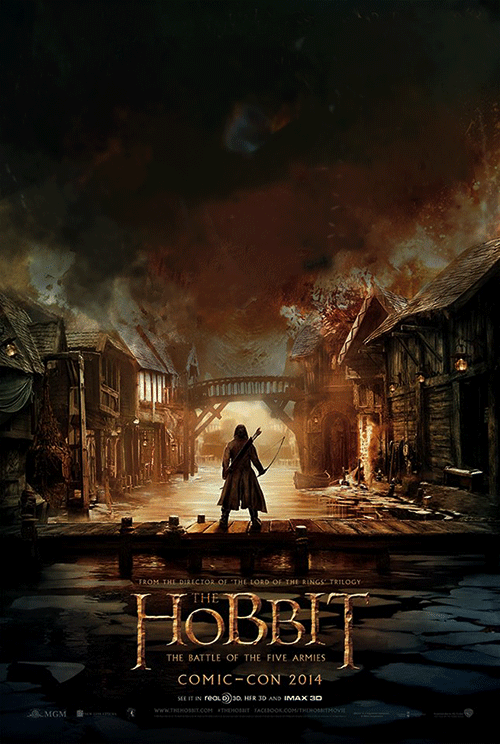 ackackhaldane:  The Hobbit BOTFA - animated poster