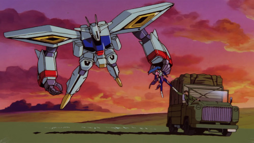 80sanime:  1991-1995 Anime PrimerOrguss 02 (1993)On an alternate version of Earth, hostilities between the nations of Revillia and Zafrin threaten to erupt as each side scrambles to salvage the most Decimators—robotic weapons of unknown origin that