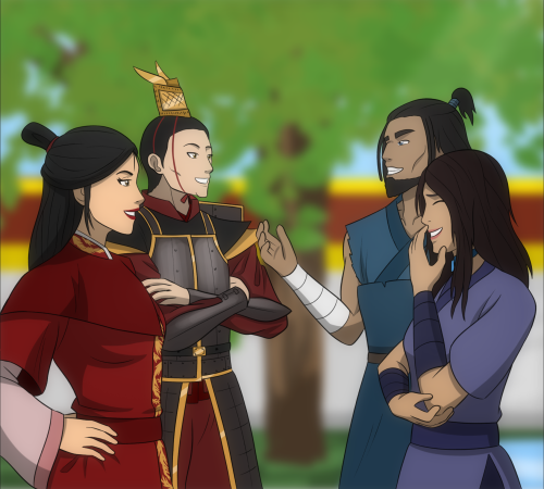 Kyoshi / ATLA comic panel dump (w/o speech bubbles)