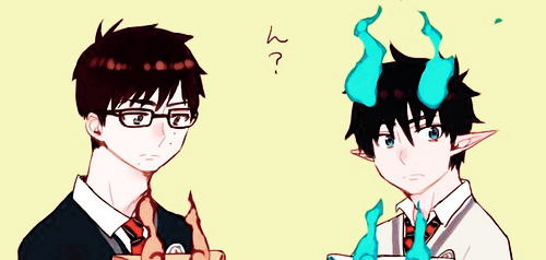 naetoruna:  Happy Birthday to Rin and Yukio Okumura ! // 27.12 