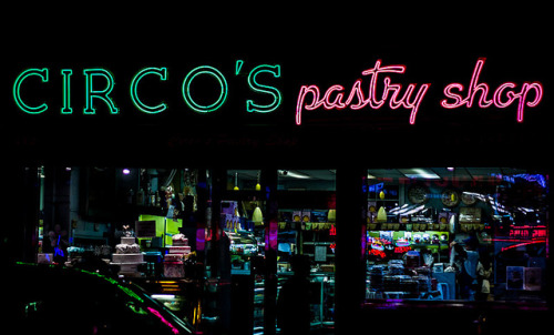 Circo’s Pastry Shop(in Bushwick on Knickerbocker Street at Hart Street) NB: The Project Neon g