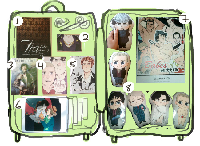 Hey everyone! This weekend I will be selling stuff at Sherlock Seattle, Saturday