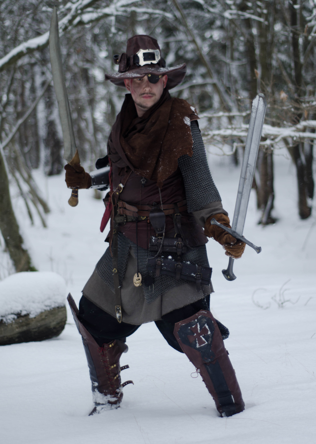 davio3d:  Witch hunter gearMe in my larp gear for my witch hunter role. Most of it