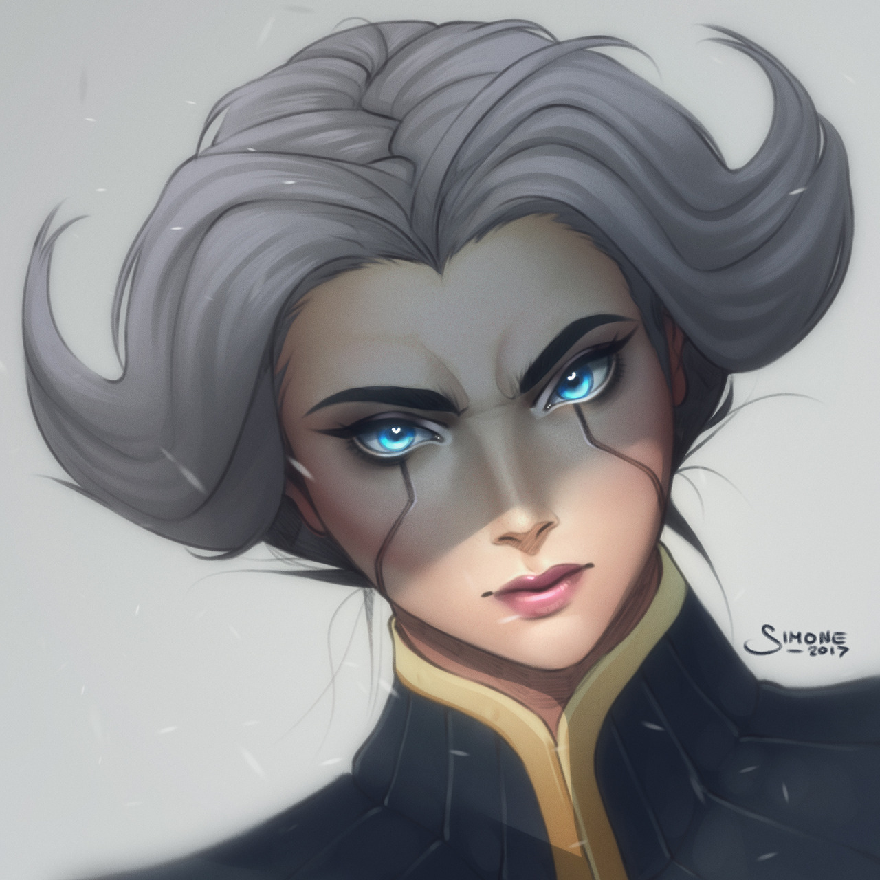 simoneferriero: @leagueoflegends character. She’s Camille. Follow me for more fan