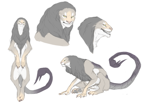 nhyworks: carryonmywaywardcinnabon: nhyworks: Hey tumblr Y’all need more manticores where are 