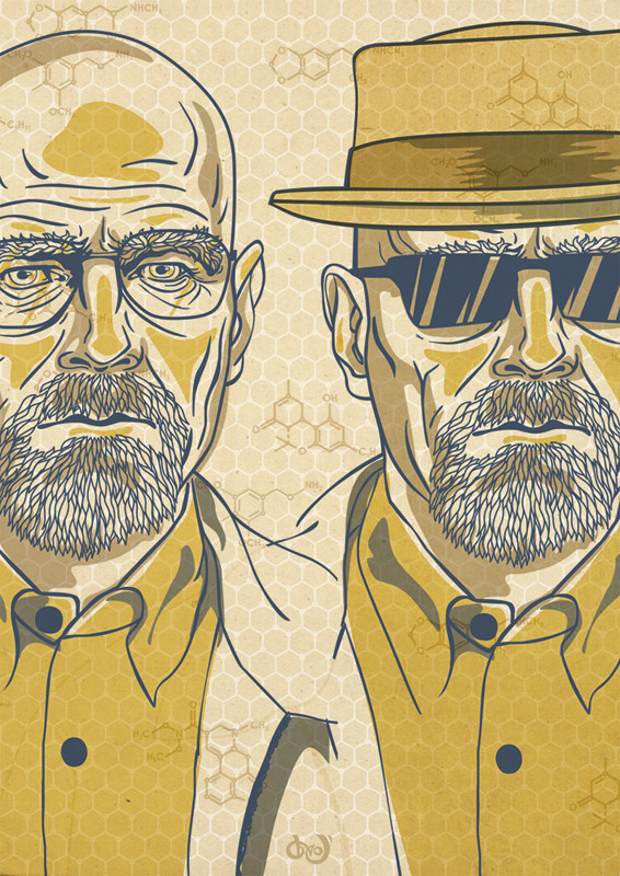 heisenbergchronicles:  When Walter Met Heisenberg by Olya Baol’ in Saint Petersburg,