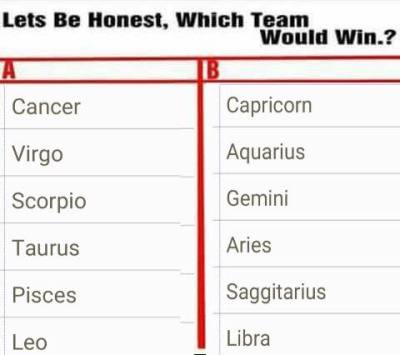 Who would win a fight between a cancer and a gemini?