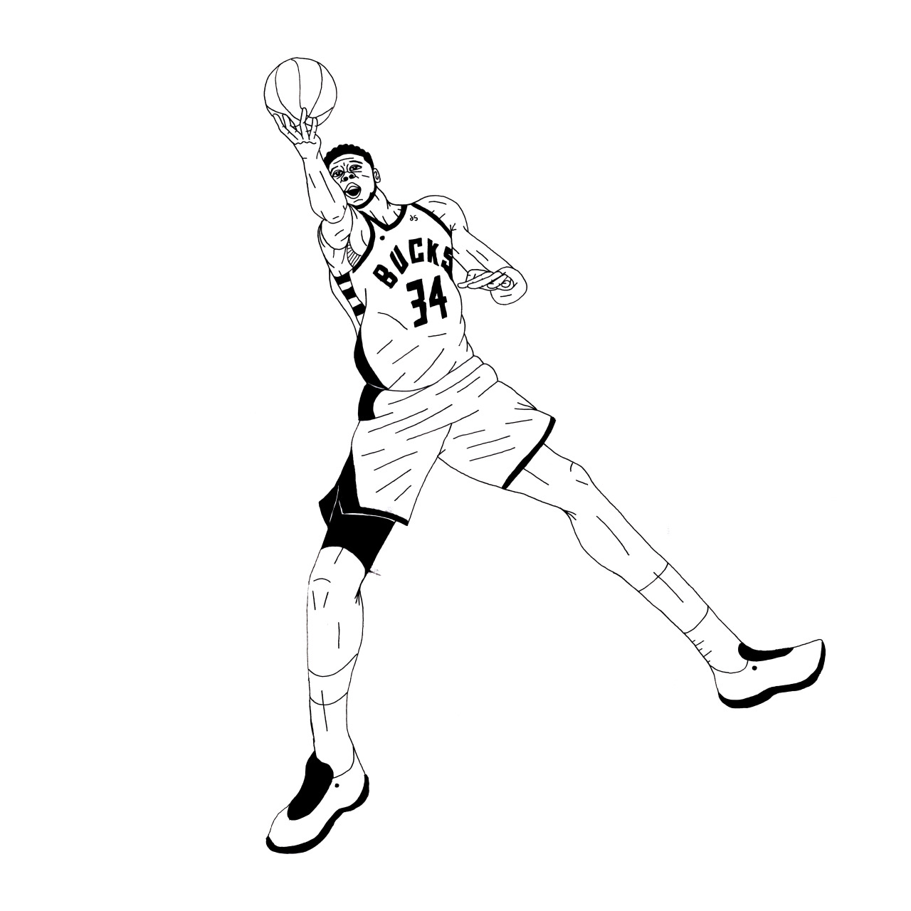 Giannis Antetokounmpo Coloring Sheets Coloring Pages