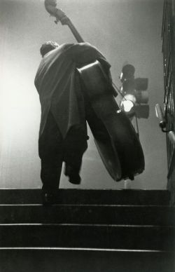 davidhudson:  Charles Mingus, April 22, 1922 – January 5, 1979. 1951 photo by Robert Frank.  https://painted-face.com/