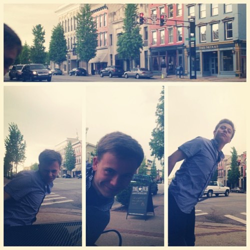 I was just trying to take a picture of downtown, but no someone had to photobomb every picture. 😭😔😂