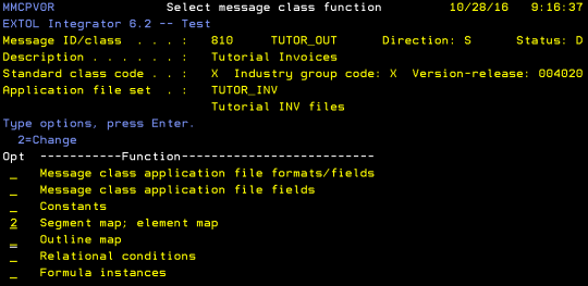 cleo extol integrator constant segment map element map