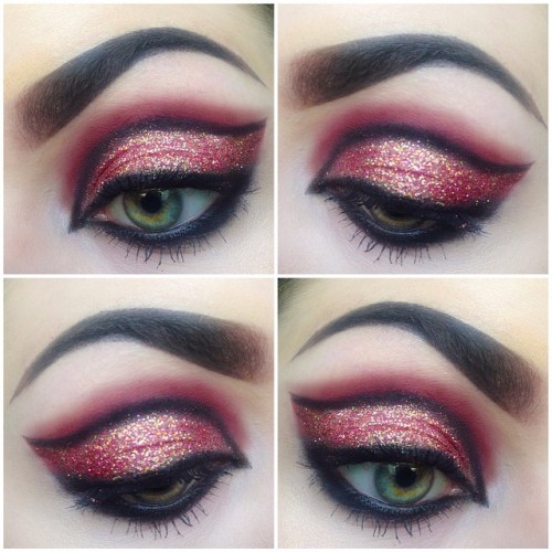 Not too happy with how these pics came out, but here is my eotd wearing @starcrushedminerals mahogan