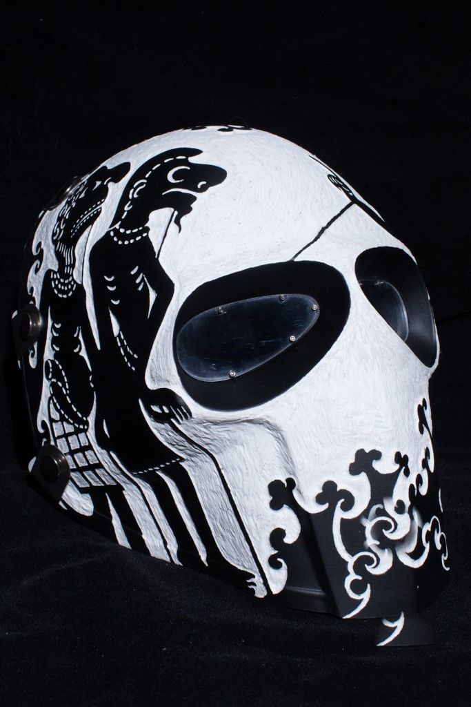 theomeganerd:  Mortal Kombat &amp; Army of Two Paintball Masks  from 5th Canal