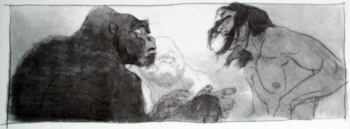 scurviesdisneyblog - Visual development for Tarzan by Paul Felix 