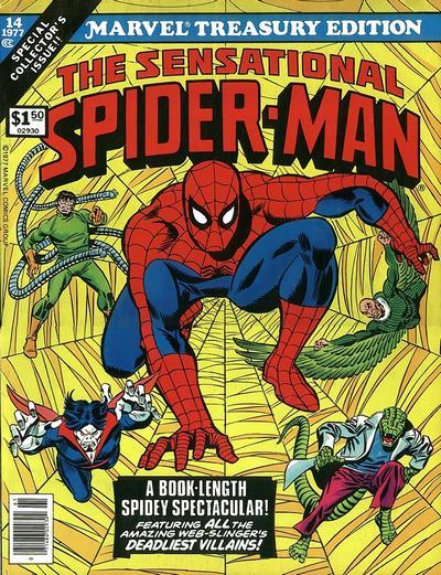 Marvel Treasury Edition #14         1977         cover by Gil Kane