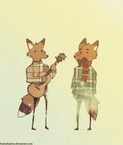 Been trying out more doodle-ish style while listening to one of the best indie rock groups, Fleet Foxes
