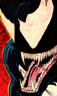 jthenr-comics-vault:  COMIC BOOK CLOSE UP V E N O MAmazing Spider-Man # 317 (July 1989)Todd McFarlane (pencils/inks) &amp; Bob Sharen (colors)