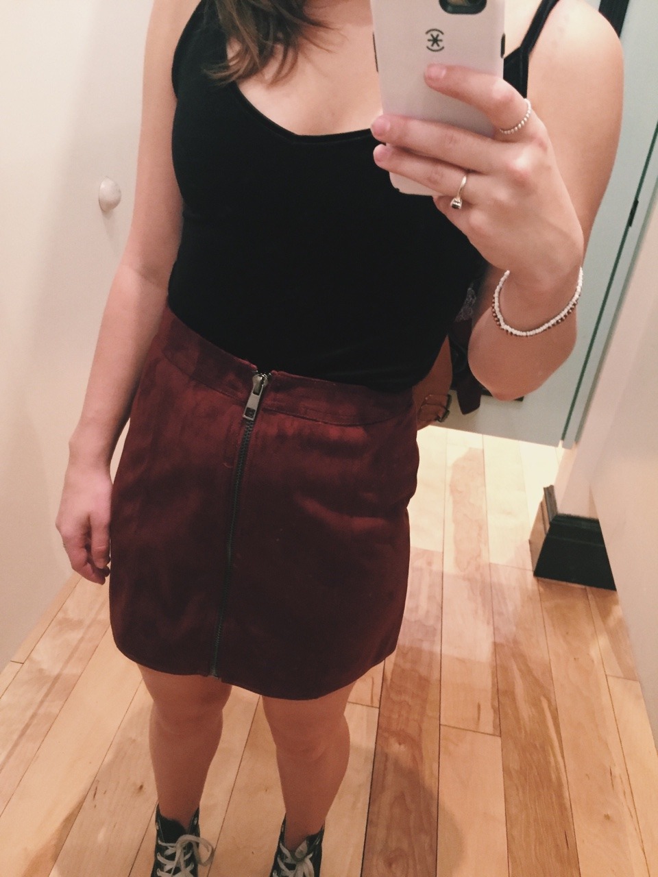 addiesconviction:  Since my day has been so bad.. here are some dressing room selfies.