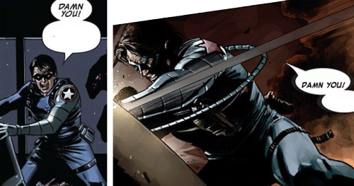 thecrownedrose: comic-bucky: Bucky Barnes, the Damnit Soldier