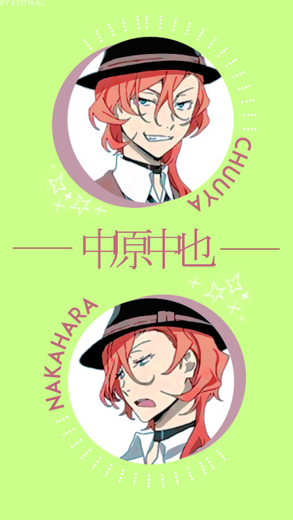 keith-al: Bungou Stray Dogs ( bsd ) + Chūya NakaharaㅤPhone Wallpapers (640 x 1136) 中原 中也 — 汚れっ