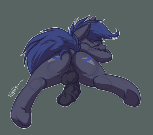 jarvofbutts:  “A well deserved nap” The subject of day three’s sketch is Notsafeforhoofs. Let him sleep; he earned it. Once again the cute OC of an under appreciated artist. Seriously guys, he draws some hot shit. Go, check out his blog!