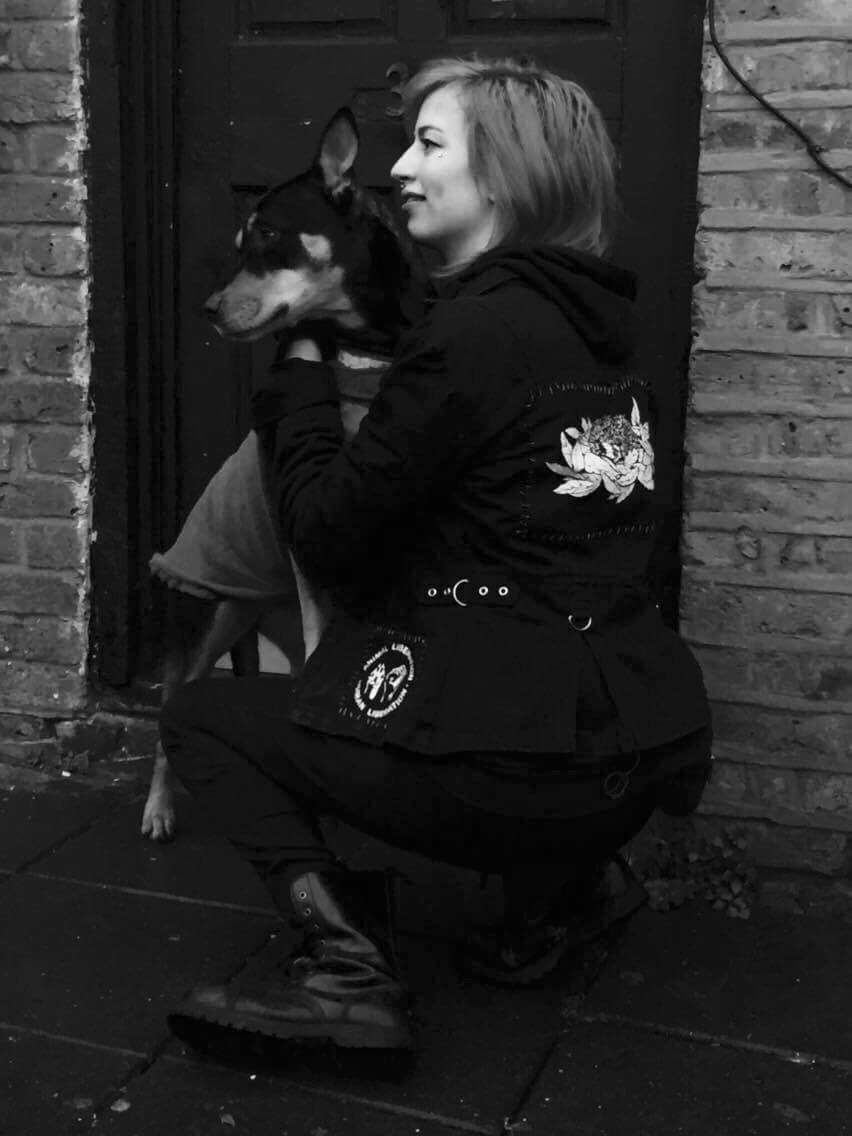 folkpunkdreamboat:Punks with Pups 💕 Photo credit @necro-nymph