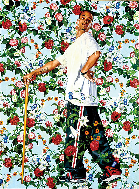 blantonmuseum:  Kehinde Wiley Le Roi à la Chasse [The King at the Hunt], 2006 Oil