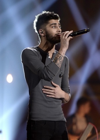 direct-news:  Zayn @ American Music Awards - Rehearsals (22/11/13) 