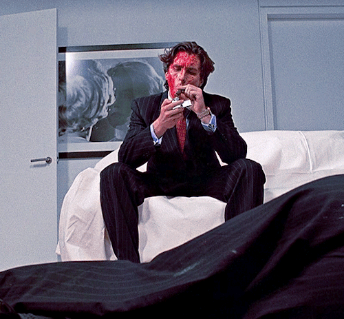 cinematv:I have all the characteristics of a human being: blood, flesh, skin, hair…but not a single, clear, identifiable emotion.AMERICAN PSYCHO (2000)
