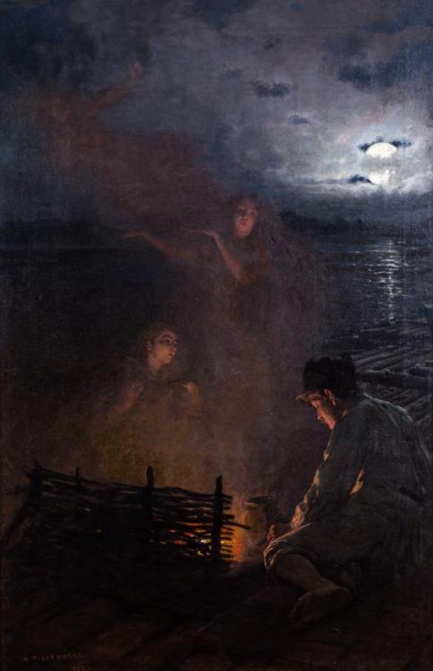 thepolishstufflove: “Inside the Flames” (1907) by Antoni Piotrowski (Polish;1853 - 1924 