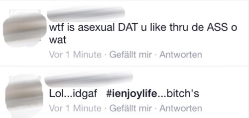 Someone posted a photo about asexuals and this is what someone commented&hellip; lol
