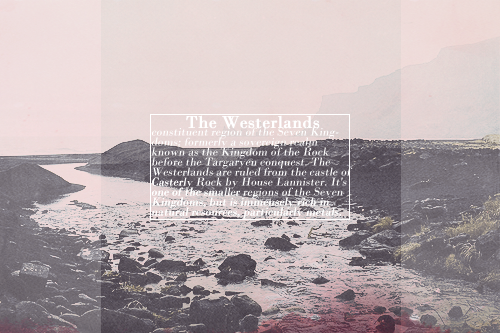 fireborns:  6/20 ASOIAF Regions → The Westerlands ∙ The Crownlands ∙ The
