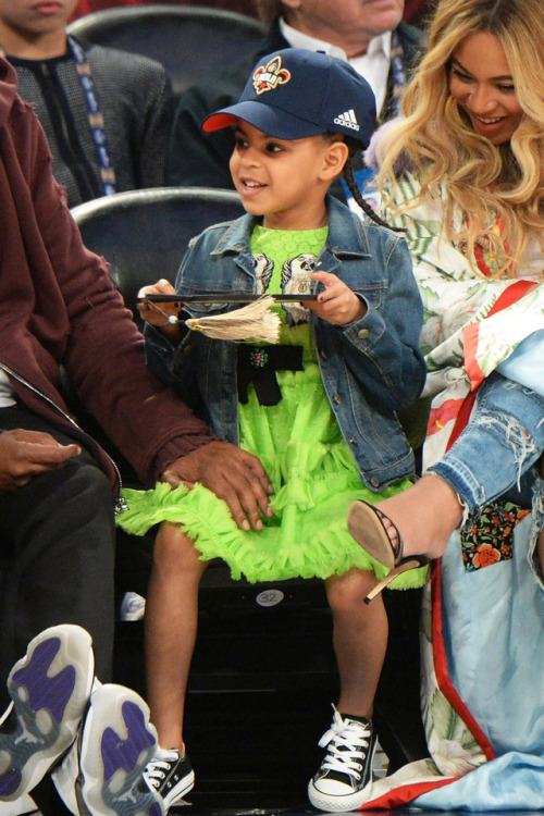 Porn Pics beyhive4ever:  Blue Ivy at the NBA All-Star