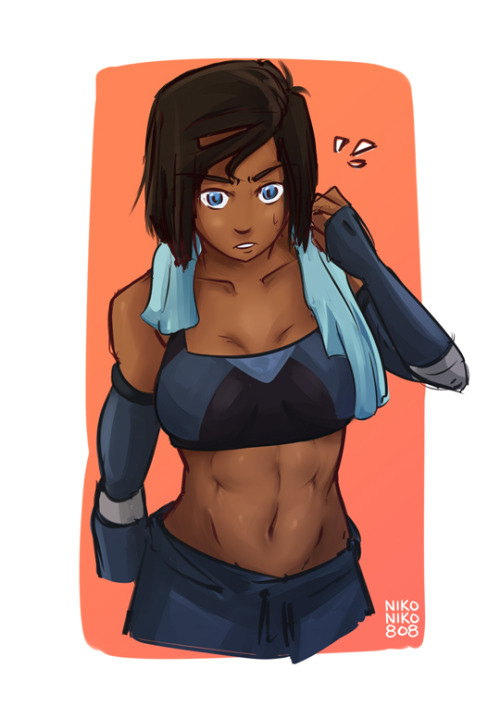 XXX nikoniko808:  Korra doodle! theres a topless photo