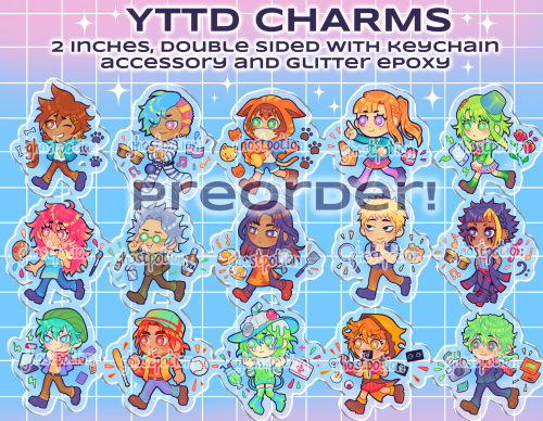 Preorders for these charms are on my etsy !  i also listed the last of my p4 charms, vocaloid an p5 