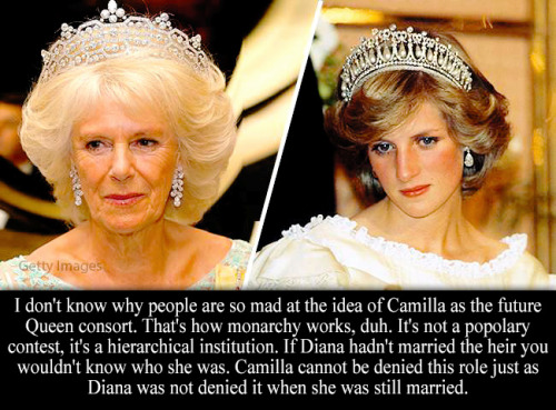 royal-confessions: “I don’t know why people are so made at the idea of Camilla as the future Queen c