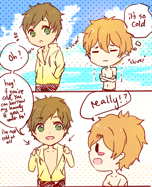 66lulu:  what if this is why Shota-kun’s hoody is oversized. <o>u<o>