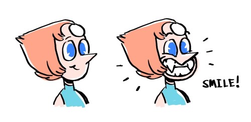 holoperidots:  glassraptor:  kewlbot:  au where everything is the same except perl has fangs  what do u mean au ,,   lets Not forget about this …. 