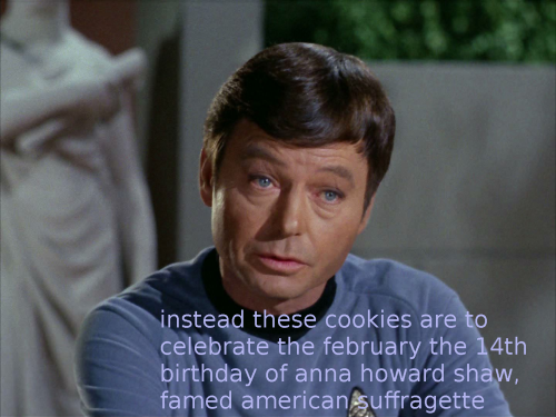 Episode 4x13 - Anna Howard Shaw Day30 Trek wishes you a (belated) happy Anna Howard Shaw Day!
